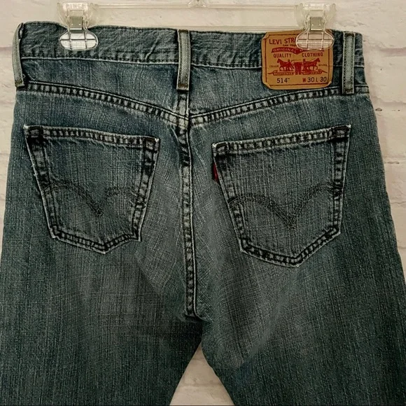 Men’s 514 Levi’s Slim Straight Jeans - Picture 7 of 11